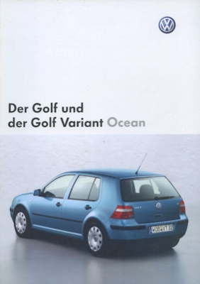 VW Golf 4 Ocean Prospekt 5.2003