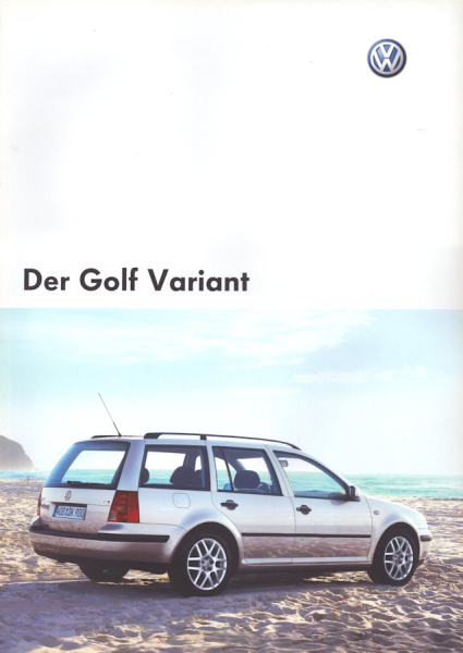 VW Golf 4 Variant Prospekt 5.2003