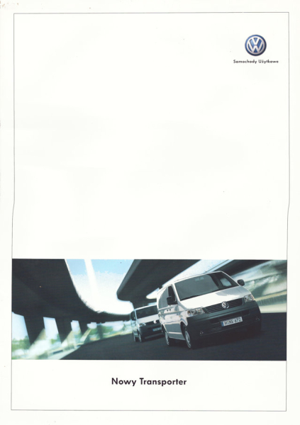 VW T 5 Nowy Transporter Prospekt 2003 pl