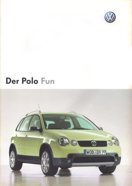 VW Polo 4 Fun Prospekt 10.2003