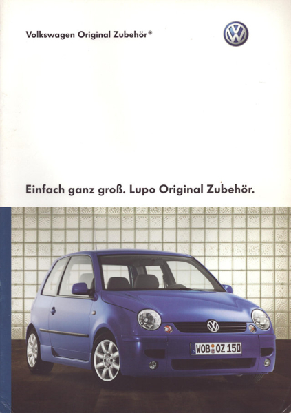 VW Lupo Zubehör Prospekt 6.2004