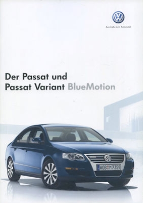 VW Passat B 6 Blue Motion Prospekt 5.2007
