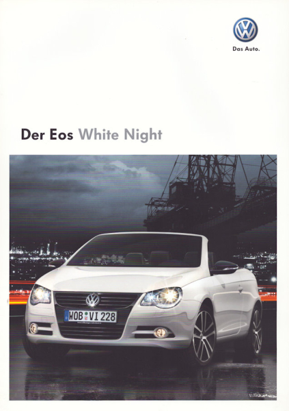 VW Eos White Night Prospekt 5.2009