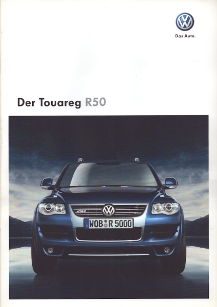 VW Touareg R 50 Prospekt 10.2008