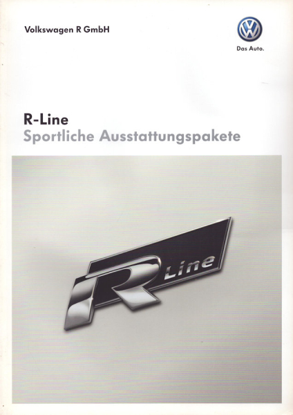 VW R-Line Sportliche Ausstattungspakete Prospekt 5.2010