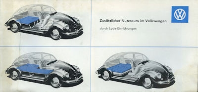 VW Käfer Sonder-Zubehör Prospekt ca. 1955