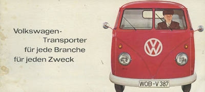 VW T 1 Transporter Prospekt ca. 1961