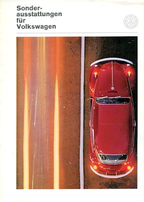 VW Käfer Sonderausstattung Prospekt 1.1968