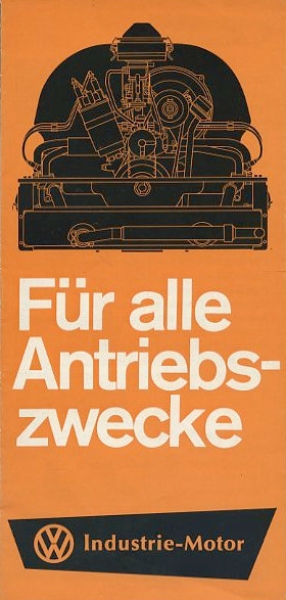 VW Industrie Motor Prospekt 10.1967