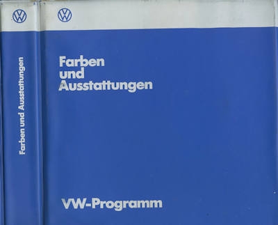 VW Farben und Ausstattung 1976