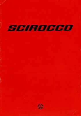 VW Scirocco Prospekt 8.1977