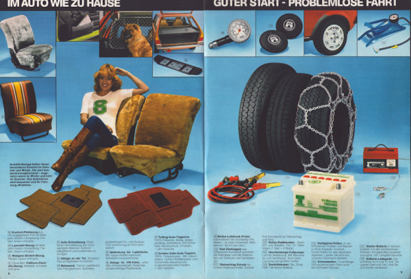 VW Audi Zubehör Prospekt 1978/79