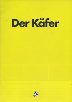 VW Käfer Prospekt 1.1979