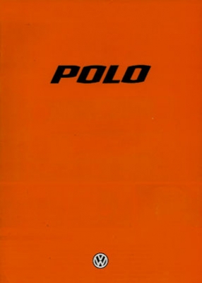 VW Polo 1 Prospekt 8.1978