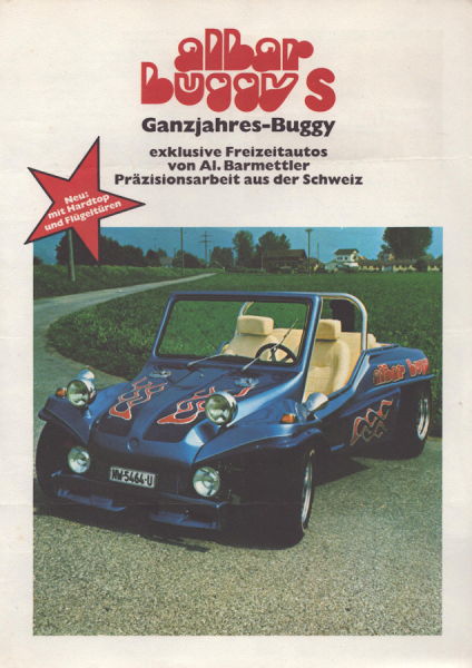 VW Albar Buggy S Prospekt 1980er Jahre