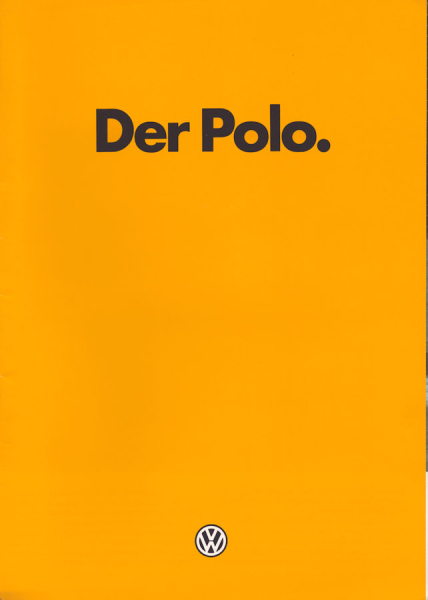 VW Polo 1 Prospekt 1.1980