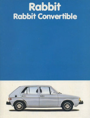 VW Golf 1 Limousine / Cabriolet US-Prospekt 1980 e