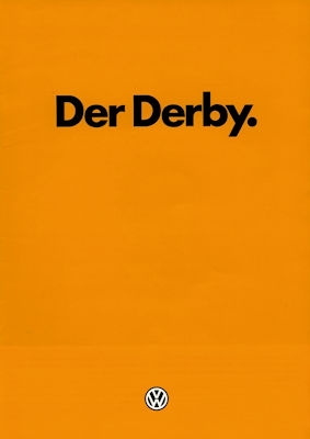 VW Derby Prospekt 1.1980