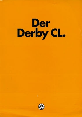 VW Derby CL brochure 1.1980