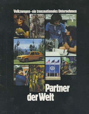 VW Partner der Welt brochure 1.1981