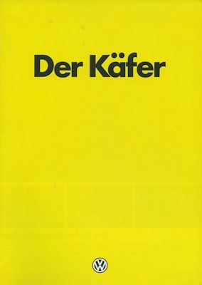 VW Käfer Prospekt 1.1981