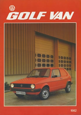 VW Golf 1 Van Prospekt 1982 e