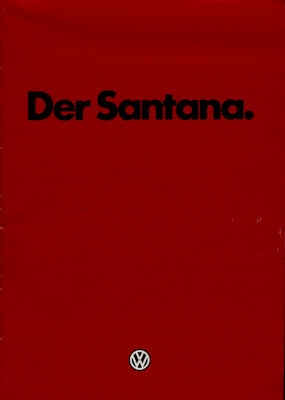 VW Santana Prospekt 1.1982