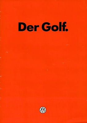 VW Golf 1 Prospekt 1.1983