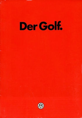 VW Golf 2 Prospekt 8.1984