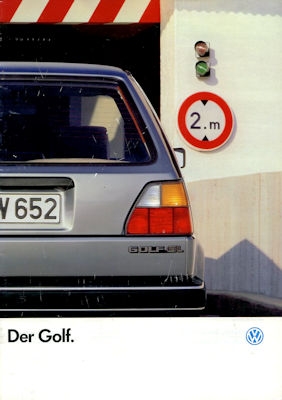 VW Golf 2 Prospekt 7.1986