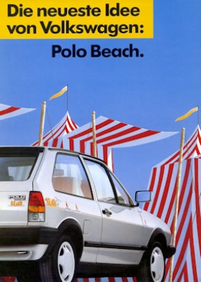 VW Polo 2 Beach brochure 3.1990