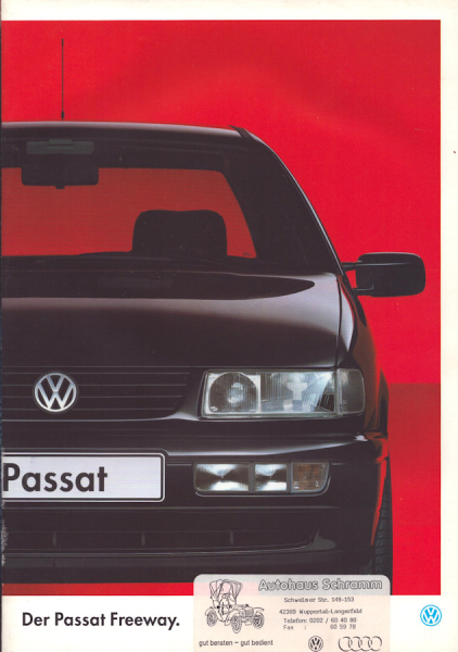 VW Passat B 4 Freeway Prospekt 1.1995