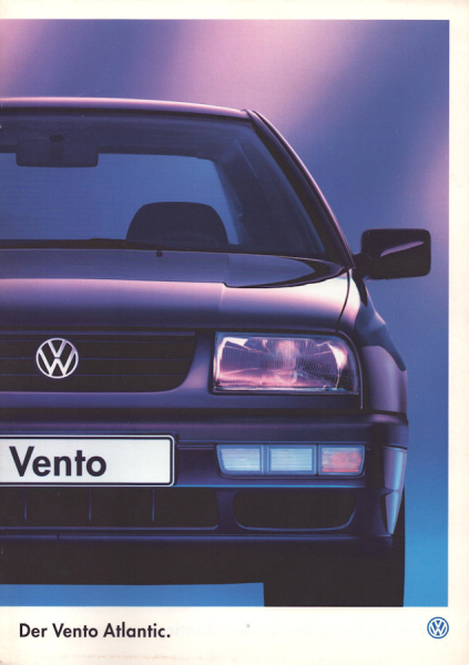 VW Vento Atlantic Prospekt 7.1995