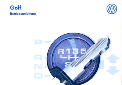VW Golf 3 Bedienungsanleitung 1997