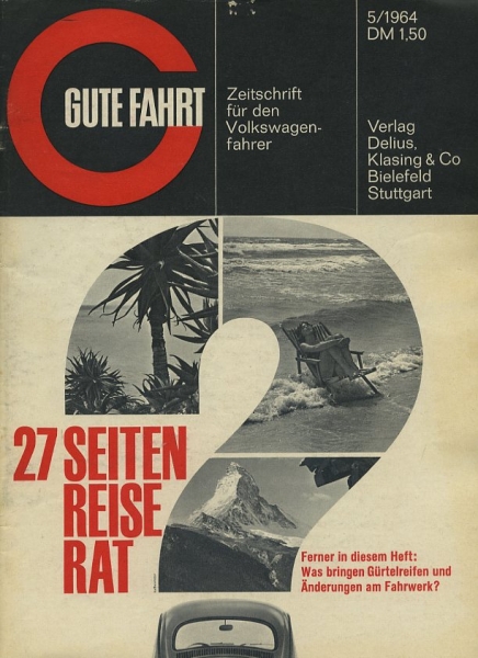 VW Gute Fahrt 1964 Heft 5