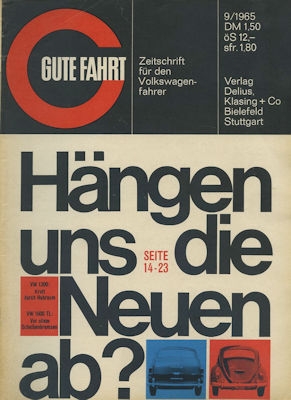 VW Gute Fahrt 1965 Heft 9