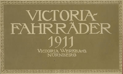 Victoria Fahrrad Programm 1911