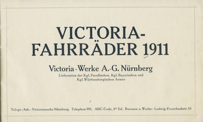 Victoria bicycle program 1911