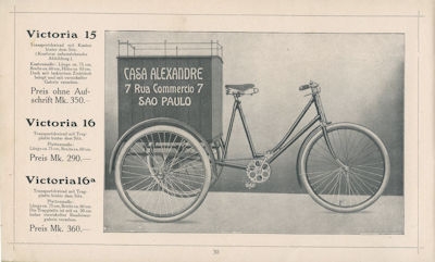 Victoria Fahrrad Programm 1911