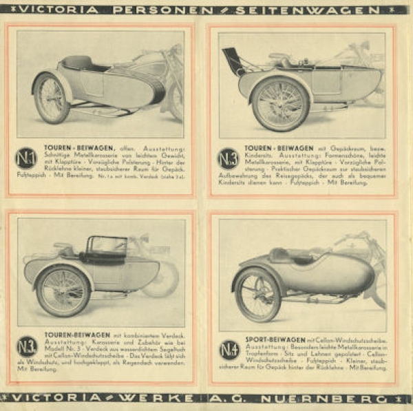 Victoria Seitenwagen-Programm 11.1927