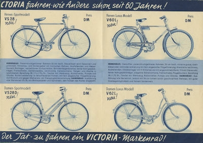 Victoria Fahrrad Programm 11.1949