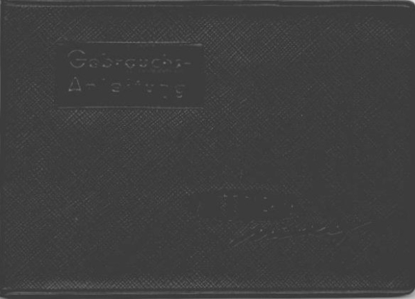 Victoria Nicky Bedienungsanleitung 2.1955