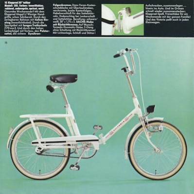 Victoria Fahrrad Programm 1973