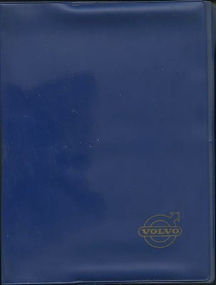 Volvo Kunststoff-Mappe 1960/70er Jahre
