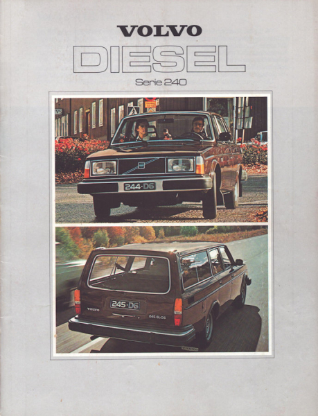 Volvo 240 Diesel Prospekt 1979