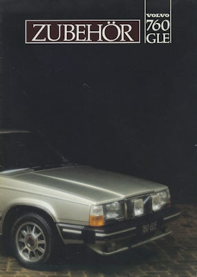 Volvo 760 GLE Zubehör Prospekt 1982