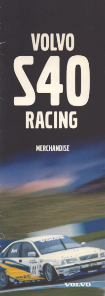 Volvo S 40 Racing Merchandise Prospekt 1997