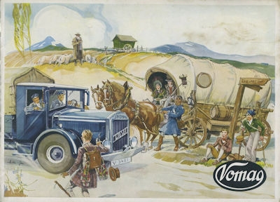 Vomag 5 t 110 / 100 PS Diesel Prospekt 12.1936