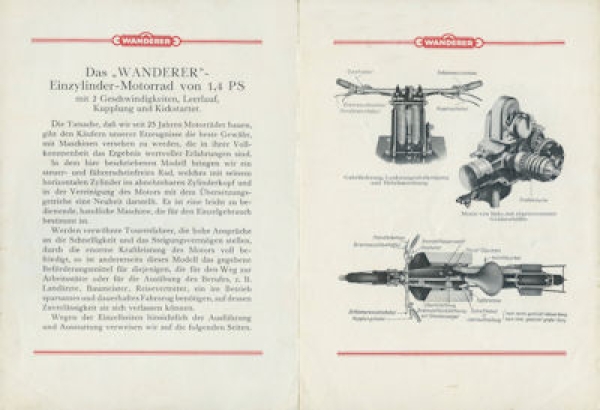 Wanderer 1,4 PS Prospekt 1.1927
