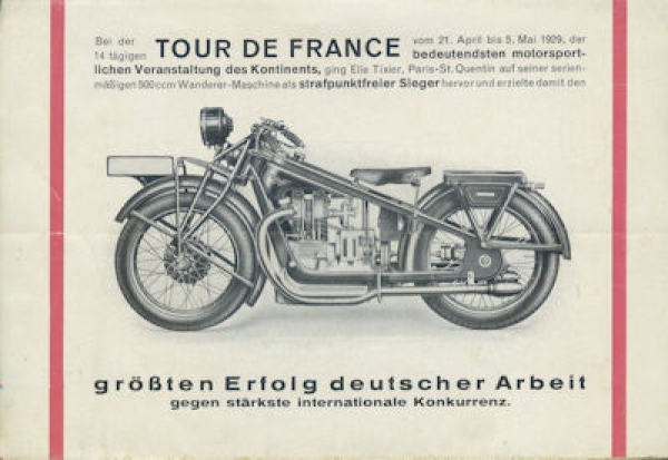 Wanderer K 500 Prospekt 5.1929